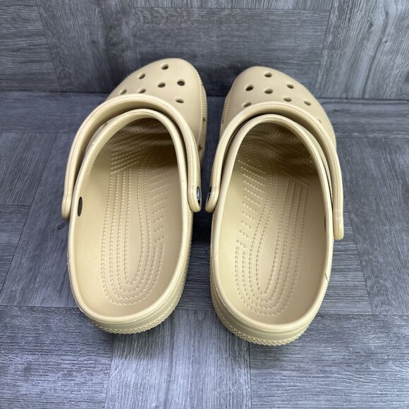 CROCS Classic Women's size 11/Mens size 9 Wheat Clog - Picture 5 of 7